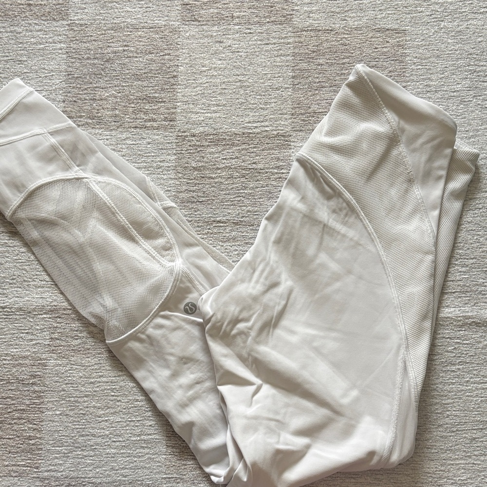 lululemon athletica White Leggings 28” inseam